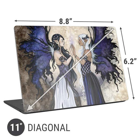 Amy Brown The Two Sisters Universal Laptop 11in (8.8 x 6.2in) Skin